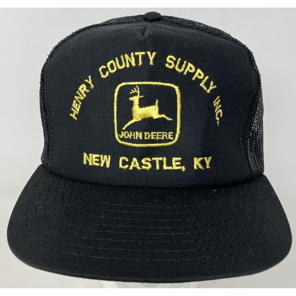 The Unbranded Brand Other - Vintage John Deere Henry County Supply Inc New Castle Kentucky Snapback Hat